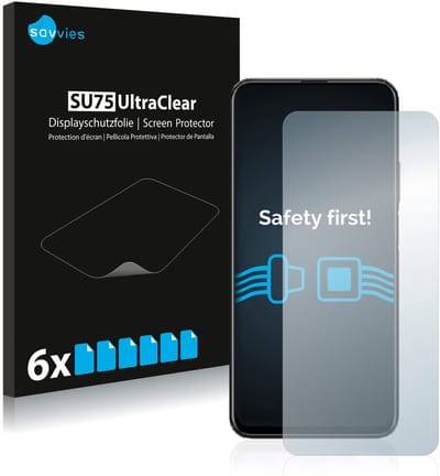 Savvies - Screenprotector voor Honor 9X - Folie Beschermfolie transparant 6 Stuks