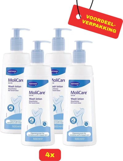 4X Molicare® Skin Waslotion - 4 x 500ml - Voordeelverpakking!