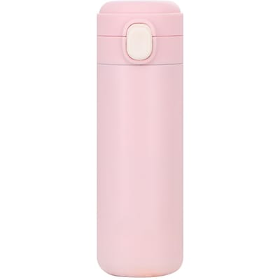 Bouteille Thermos sous vide de 400mL, bouteille d'eau thermique, Portable, anti-fuite, en acier inoxydable rose