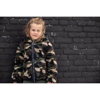 B-nosy Maat 116  Jongens Reversible winterjas - Oxford blue