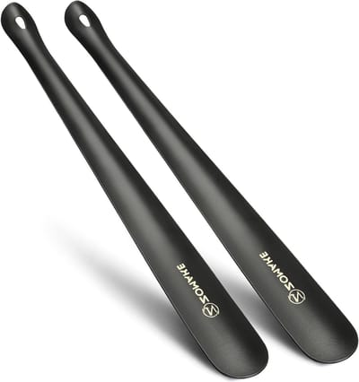 Langdurige RVS Schoenlepel van 42 cm - Duurzaam en Geschikt voor Senioren, Heren en Dames - Ideaal voor Laarzen en Gemakkelijk Aantrekken van Schoenen