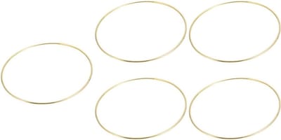Dromenvanger Ringen - Metalen Cirkels - DIY Decoratie - Solide Structuur - 5 Stuks - Goud
