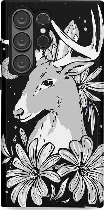 Casetastic Hoesje Geschikt voor Samsung S23 Ultra - Stijlvolle Beschermende Duo-layer Case - Lunagewei