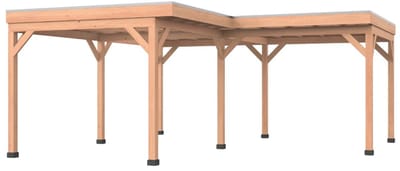 Douglas overkapping, L-model, 600 x 600, Westwood Comfort