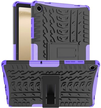 Coverup Tablethoes geschikt voor Samsung Galaxy Tab A11 Plus / Tab A9 Plus Hoesje - Rugged Kickstand Back Cover - Paars