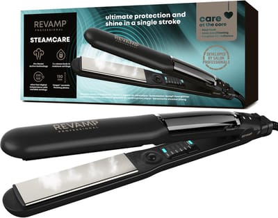 Revamp Keramische Stoomstijltang - Ionentechnologie - Keramische Stijltang - 150 ° C tot 230 ° C - 3 Stoomstanden Voor Elke Haartype - Inclusief Hittebestendige Mat - ST1600