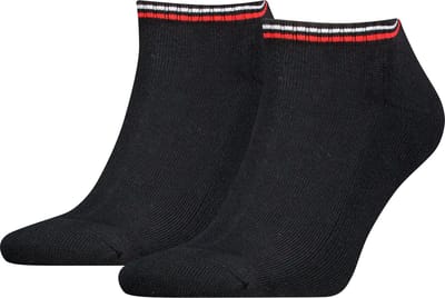 Tommy Hilfiger sneakersokken voor heren en dames, set van 2