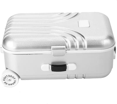 Dailygoods- Poppen Reiskoffer Mini-formaat - Trolleykoffer - Speelgoedkoffer - Robuust Kunststof - Veilig en Duurzaam - Voldoende Opbergruimte