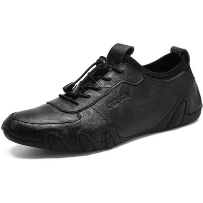 Herenschoenen Springtij Schoenen Heren Leer Zwarte Schoenen Heren Casual Schoenen Heren Trendy Sneakers 46