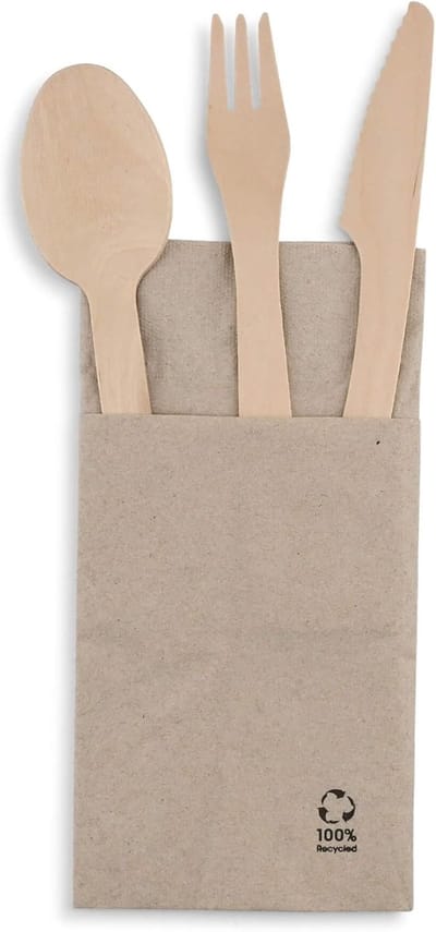 Houten Lepels - Wegwerp Bestek - Feestjes Picknicks - Biologisch Afbreekbaar - 18 cm