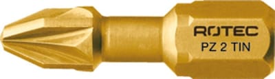 Rotec PRO Torsionbit PZ 2, L=25, C6.3, TIN (vpe 10)