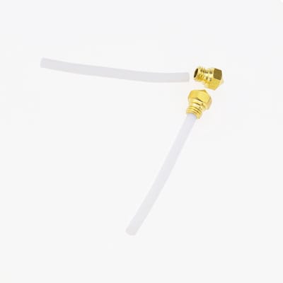 Dailygoody - MK10 Messing Extrudermondstuk - 3D-printer Accessoire - Duurzaam en Slijtvast - 0,4 mm Diafragma - Geschikt voor 1,75 mm Filament - 2 Stu...