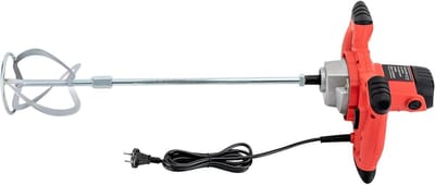 Krachtige Roerder - Handmixer Beton - Materiaal Mengen - 6 Snelheden Instelbaar - 1500 Watt - Rood