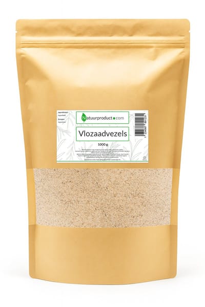 Natuurproduct Psylliumvezels - 1 kilo - Premium Vlozaadvezels voor Stoelgang & Glutenvrij Bakken - Puur & Non-GMO - Voordeelverpakking