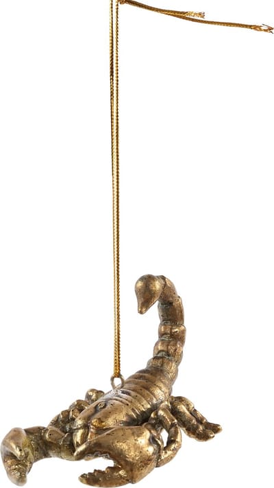 PTMD Crustacean Gold poly scorpion hanger