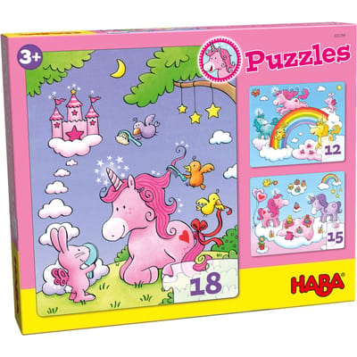 Puzzles Einhorn Glitzergl�ck