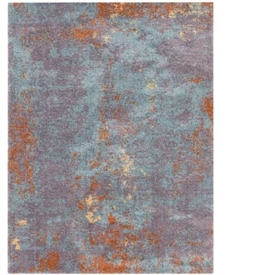 Hoogpolig tapijt Padella multicolor 80x150 cm