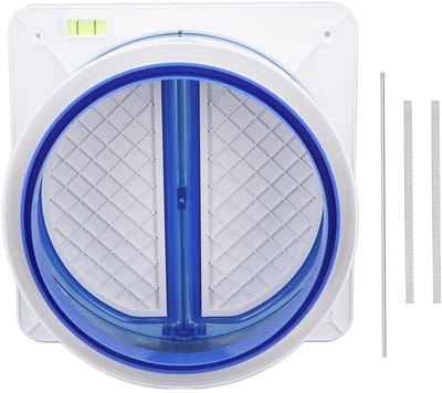 OmGoods - Dailygoody - Rookafvoer Ventiel met RVS Veer en Siliconen Ring voor 150-180mm Afvoer