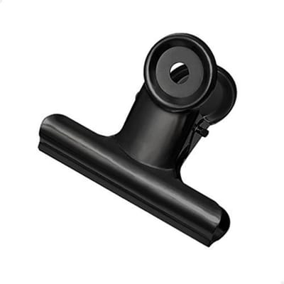Bulldog clip 63 mm | Zwart | 10 stuks