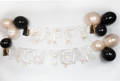 Decoratieset Ballon Slinger "Happy New Year" 30-delig