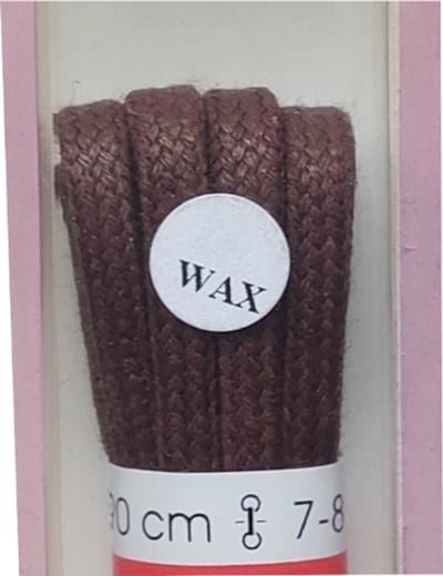 Ronilux Veter - Middel Bruin - Dik Rond - Wax - Lengte 90 cm - Dikte 4 mm - Schoenveter