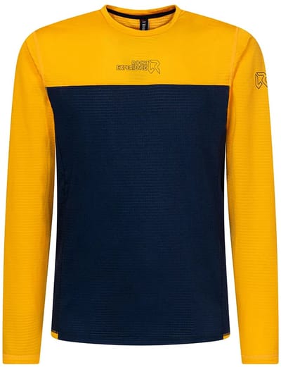 Rock Experience Arrows Crewneck Fleece Geel,Blauw S Man