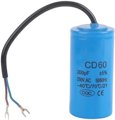 Allecto - Motor Capacitor - Betrouwbaar voor Aircompressors - 250V AC - Capaciteit van 200uF - Duurzaam en Efficiënt - Geschikt voor Motoren - Comp...