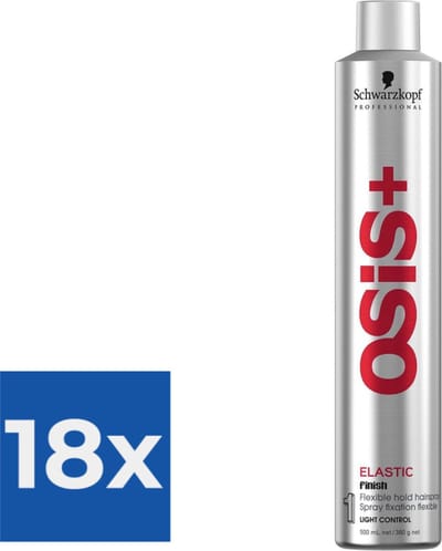 Flexibele Vasthoudende Hairspray Osis Elastic Schwarzkopf - Voordeelverpakking 18 stuks