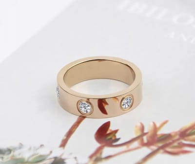 Soraro Ring Zirkonia | Rosekleurig | Ringen Vrouwen | 17mm | Ring Dames | Dames Cadeau