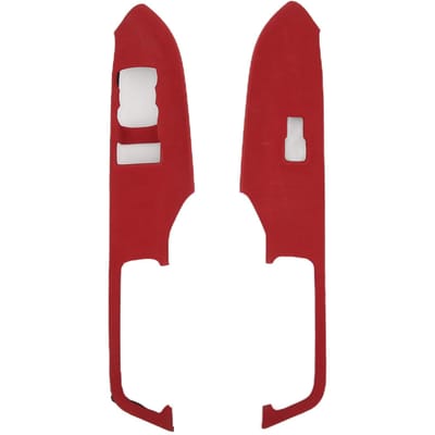 Deurraam Hefschakelaar Paneel Trim Ruwe Vorm Vervanging voor Ford Mustang 2015-2021 LHD red