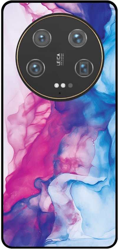 Smartphonica Telefoonhoesje Geschikt voor Xiaomi 13 Ultra met Roze Blauw Marmer Opdruk - TPU Backcover Case Rose Blue Marble Design geschikt voor Xiaomi 13 Ultra