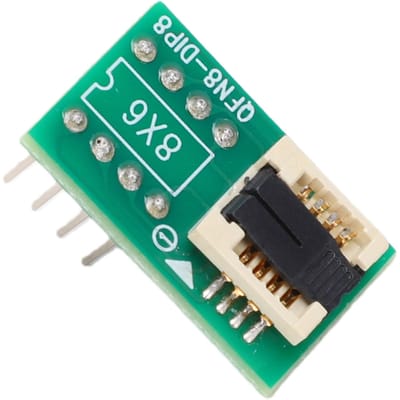 Adaptateur de Socket QFN8 WSON8 MLF8 MLP8 DFN8 vers DIP8 Adaptateur de Conversion de Chipset pour Puce IC 8x6MM Programmation et Test