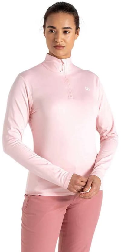 Dare2b Lowline Ii Stretch T-shirt Met Lange Mouwen Roze 48 Vrouw