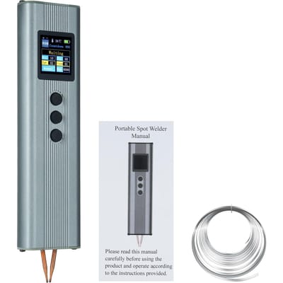 Accu Puntlasapparaat Draagbare Puntlasapparaat 2200mAh Lithium Batterij 1.33inch TFT Kleurenscherm Display grijs