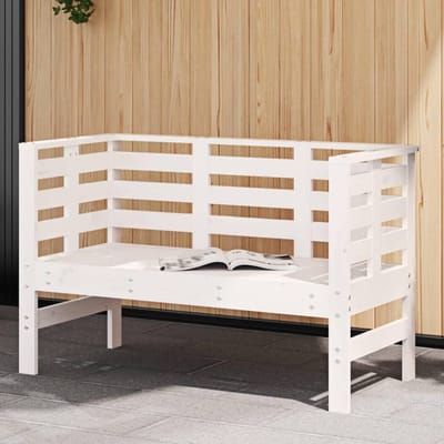 Houten Tuinbank - Buitenbank Terrasbank - Ontspannen in de tuin - Massief grenenhout - 1115 x 53 x 71 cm