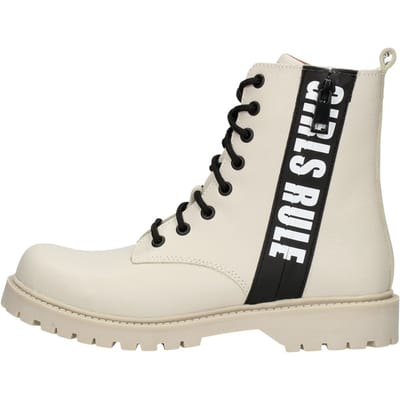 SUB55 Veterschoen hoog Veterschoen hoog - Gebroken wit - Maat 32