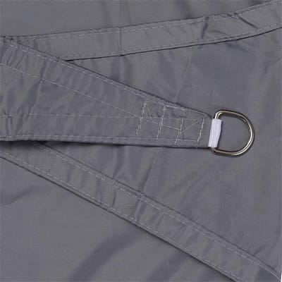 Driehoekig Zonnezeil - Waterdicht Schaduwdoek - Buiten Ontspannen - Anti-UV Bescherming - 2.4 x 2.4 x 2.4m - Grijs