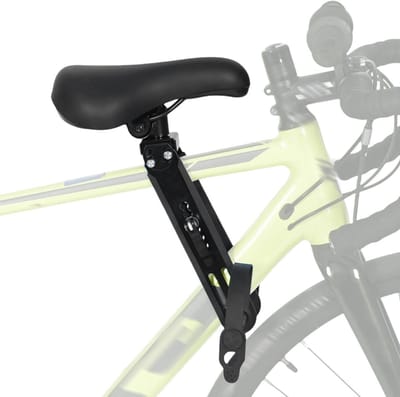 Fiets voorzitje - zitje voorop fiets - ergonomisch - verstelbare voetsteun