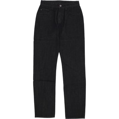 Herenjeans Denim 5 Zakken Broek Zwart