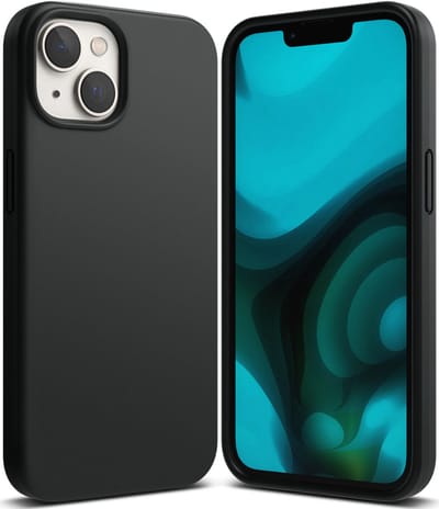 Hoesje Geschikt voor iPhone 14 Hoesje – siliconen back cover – Zwart