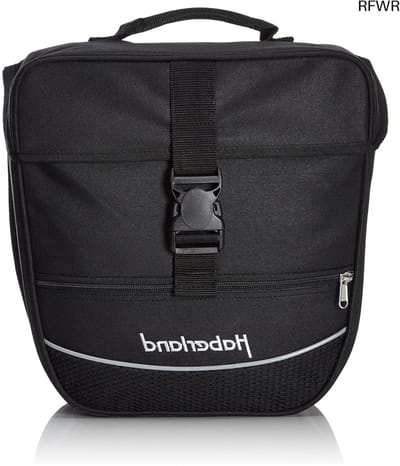RFWR® Instap Fietstas Zwart 12,5L - Durable en Ruimtebesparend