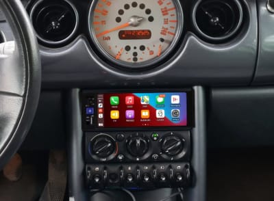 Autoradio 2/64GB met Carplay en Android auto | Geschikt voor Mini Cooper 2000-2007 | Radio scherm met Navigatie | 2000 2001 2002 2003 2004 2005 2006 2007 | R50 R52 R53