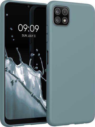 kwmobile telefoonhoesje geschikt voor Samsung Galaxy A22 5G - Hoesje voor smartphone - Back cover in Arctische nacht