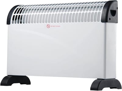 Elektrische Convector - Radiator met Ventilator - Ruimte Verwarmen - Met Turbo Functie - 2000 Watt - Wit