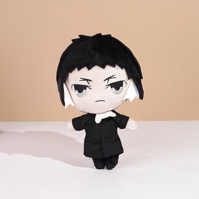 20cm Bungou Stray Dogs Pluche Pop Dazai Osamu Nakahara Chuya Edogawa Rampo Gogol Dostoevsk Anime Cosplay Speelgoed Kussen Kinderen Cadeau 20cm