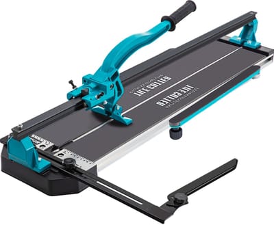 Tegelsnijder 24 Inch Enkele Rail Dubbele Beugel Handmatige Tegelsnijder met Precieze Lasertools voor Nauwkeurige Snedes
