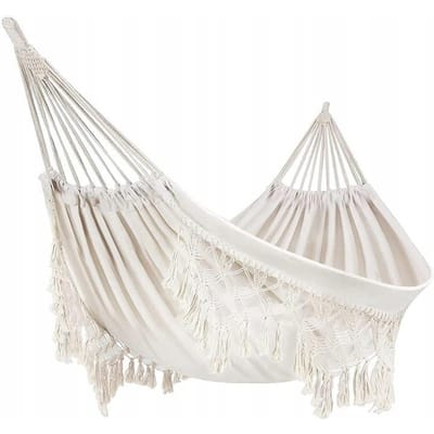 XL Boho Hangmat Brazylijski Ogrodowy Dwumiejscowy 200x100cm