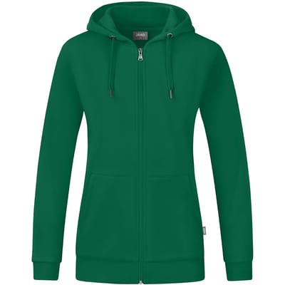Jako Organic Jas Met Kap Heren - Groen | Maat: 3XL