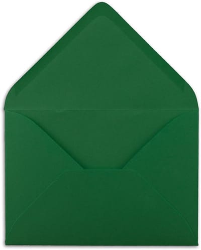 Enveloppen DIN C5 - Post enveloppen - Kaarten versturen - Nat lijm sluiting - 150 stuks - Donkergroen