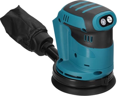 125mm Accu Excentrische Schuurmachine 18V – Draadloze Polijstmachine 3 Snelheden 7000–11000 RPM – Hout Metaal Auto